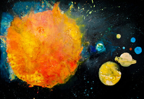 Planeten von Tobias Wyrzykowski, Malerei kaufen auf Singulart