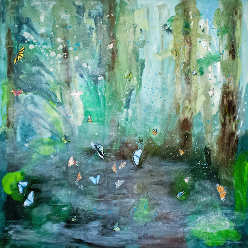 Regenwald van Tobias Wyrzykowski, Schilderij te koop op Singulart