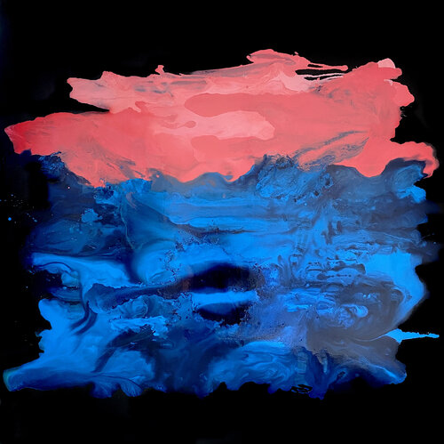 Meer Rosa Blau von Tobias Wyrzykowski, Malerei kaufen auf Singulart