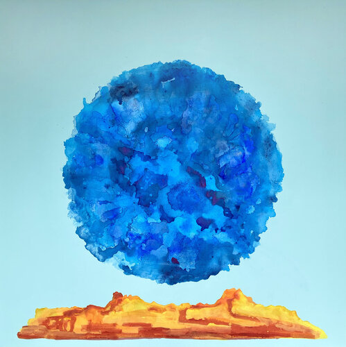 Wasser über der Wüste von Tobias Wyrzykowski, Malerei kaufen auf Singulart