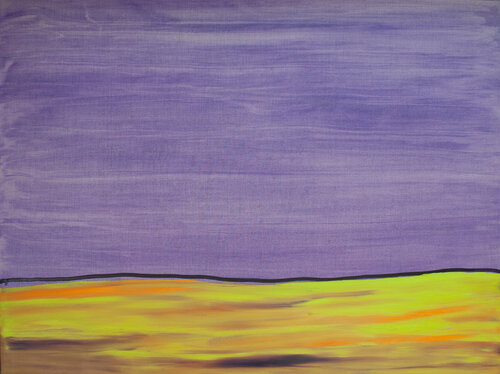 Edition Landschaft - Lila par Tobias Wyrzykowski, Peinture en vente sur Singulart