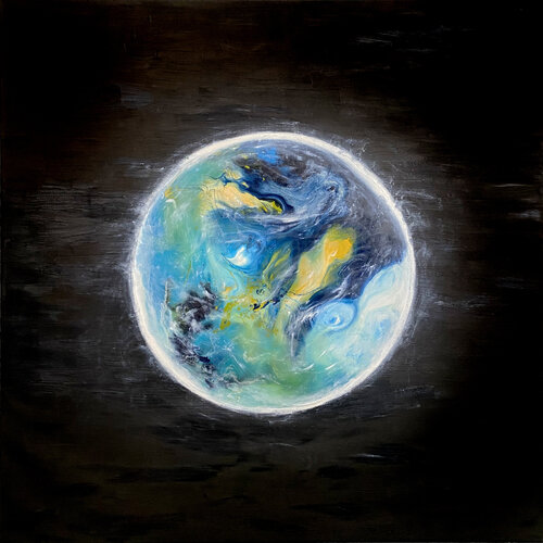 Welt IV par Tobias Wyrzykowski, Peinture en vente sur Singulart