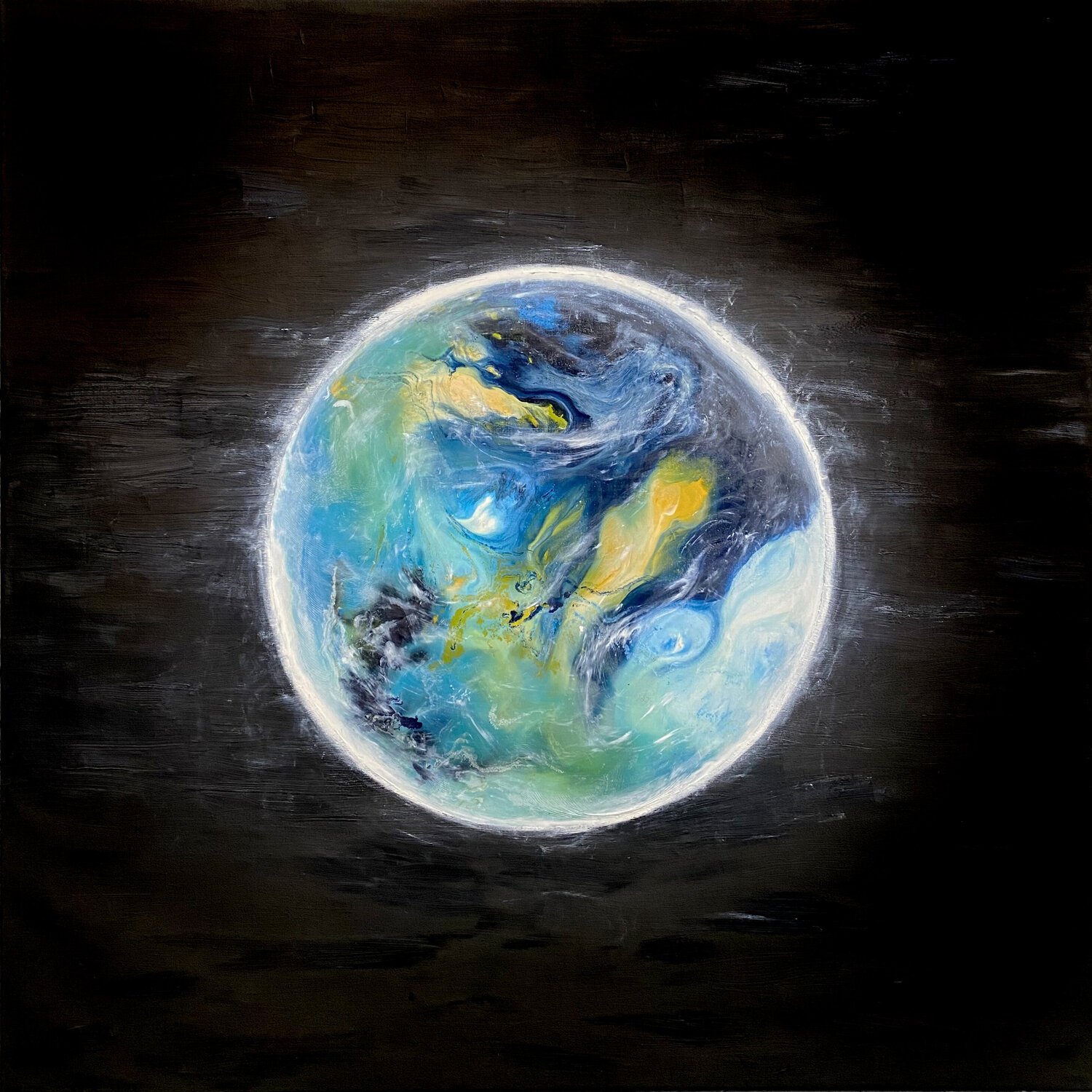 Welt IV Tobias Wyrzykowski Original painting for sale