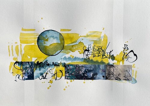 COLLAGESTRIP by Katharina Stegmeier, 종이 for Sale on Singulart