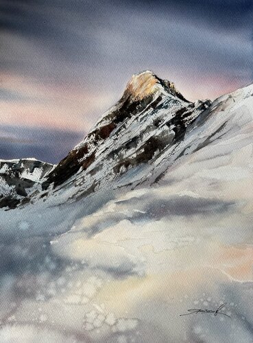 Voz de las montañas by Yaroslav Belonogov, Work on Paper for Sale on Singulart