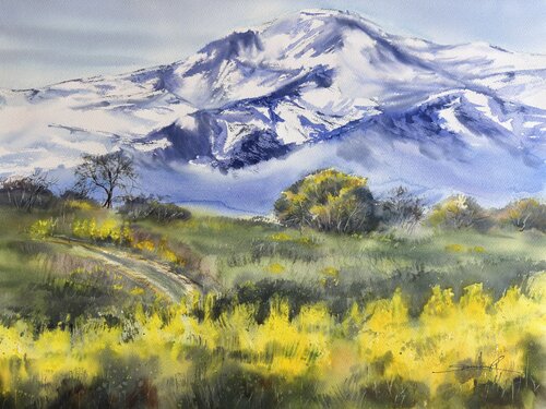 Inmersión en primavera by Yaroslav Belonogov, Work on Paper for Sale on Singulart