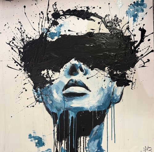 Schleier der Gedanken par Maria Buchgamer, Peinture en vente sur Singulart