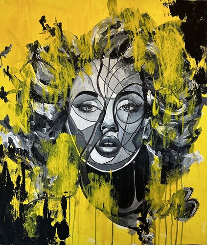 Verstrickte Emotionen par Maria Buchgamer, Peinture en vente sur Singulart