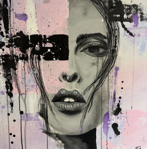 Zwischen Blick und Schweigen par Maria Buchgamer, Peinture en vente sur Singulart
