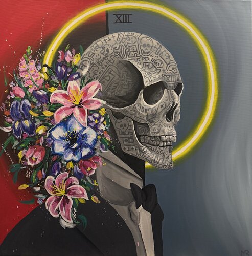 #13 - der Tod by Maria Buchgamer, Painting for Sale on Singulart