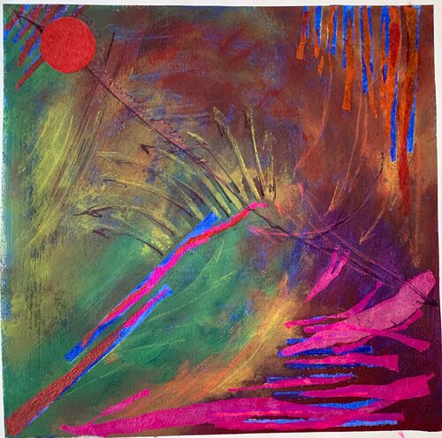 LUNA ROSSA von Daniela Antonello Antonello, Malerei kaufen auf Singulart