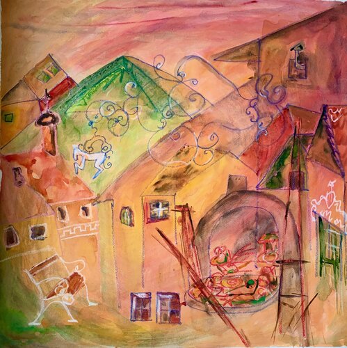 Primavera Turingina de Daniela Antonello Antonello, Obra en papel a la venta en Singulart