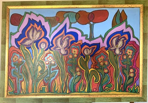 Natura viva con flora de Daniela Antonello Antonello, Pintura a la venta en Singulart