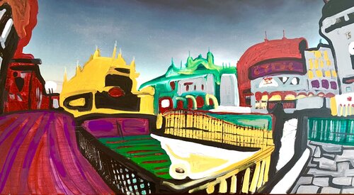 Splendida citta’ de Daniela Antonello Antonello, Pintura a la venta en Singulart