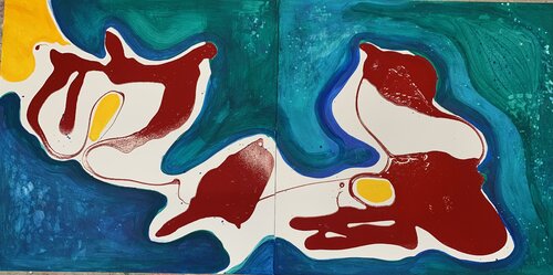 L’uovo di kokoschka de Daniela Antonello Antonello, Pintura a la venta en Singulart