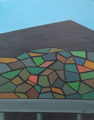 Untitled r1 von Nikos Lamprinos, Malerei kaufen auf Singulart