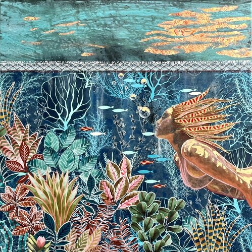 Entre deux eaux van Stéphanie Gendron, Schilderij te koop op Singulart