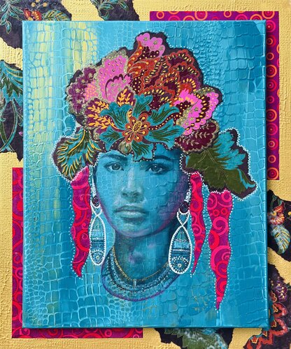 Echo des océans : le lien secret de Bali à Tahiti de Stéphanie Gendron, Pintura a la venta en Singulart