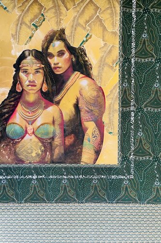Au creux de ton ventre, les clés de l'univers di Stéphanie Gendron, Pittura in vendita su Singulart