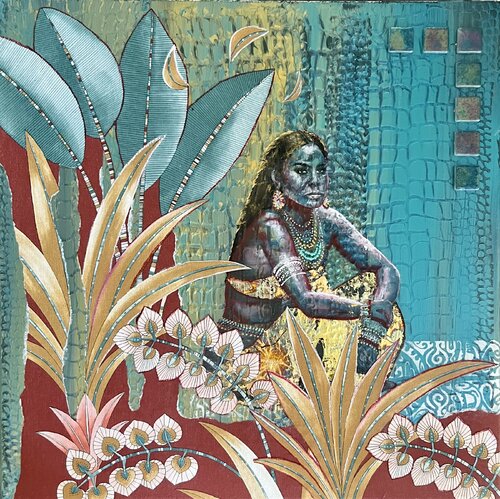 Blue rhapsodie de Stéphanie Gendron, Pintura a la venta en Singulart