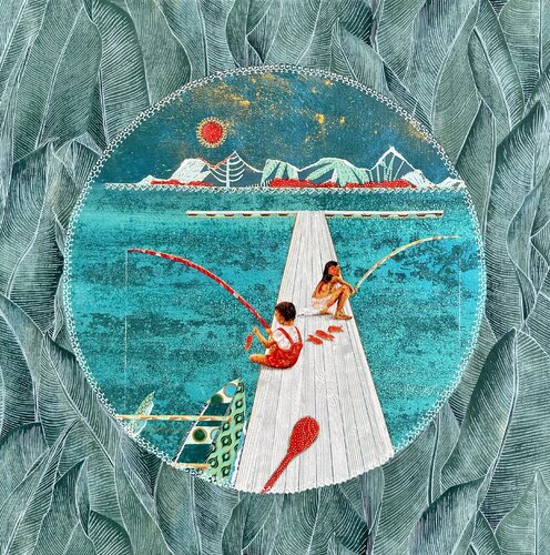 Return again to the land of your soul de Stéphanie Gendron, Pintura a la venta en Singulart