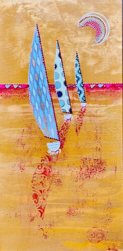 Or-izon 2 van Stéphanie Gendron, Schilderij te koop op Singulart