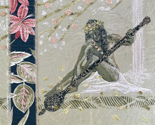 Suivre le courant en effeuillant le temps di Stéphanie Gendron, Pittura in vendita su Singulart
