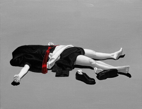 Indolence and happiness di Jungwan Chae, Pittura in vendita su Singulart