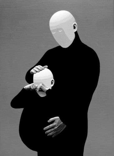 Sad Kangaroo de Jungwan Chae, Pintura a la venta en Singulart