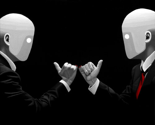 Fingerless promise van Jungwan Chae, Schilderij te koop op Singulart