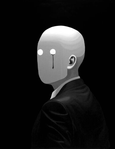 Black tears di Jungwan Chae, Pittura in vendita su Singulart