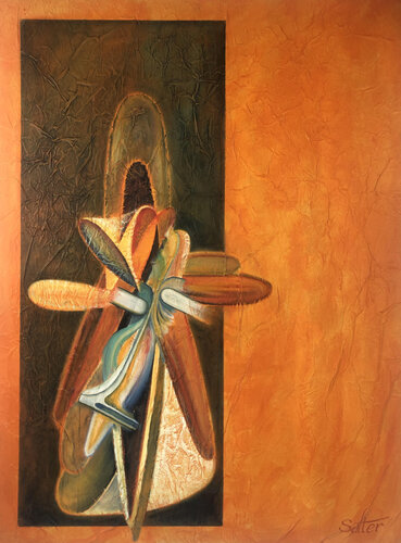 "Evocation d'Esprits" de Rodney Salter, Pintura a la venta en Singulart