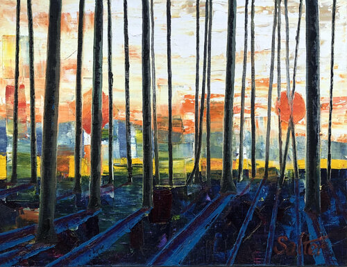 "Saint-Ferréol, Evening" van Rodney Salter, Schilderij te koop op Singulart