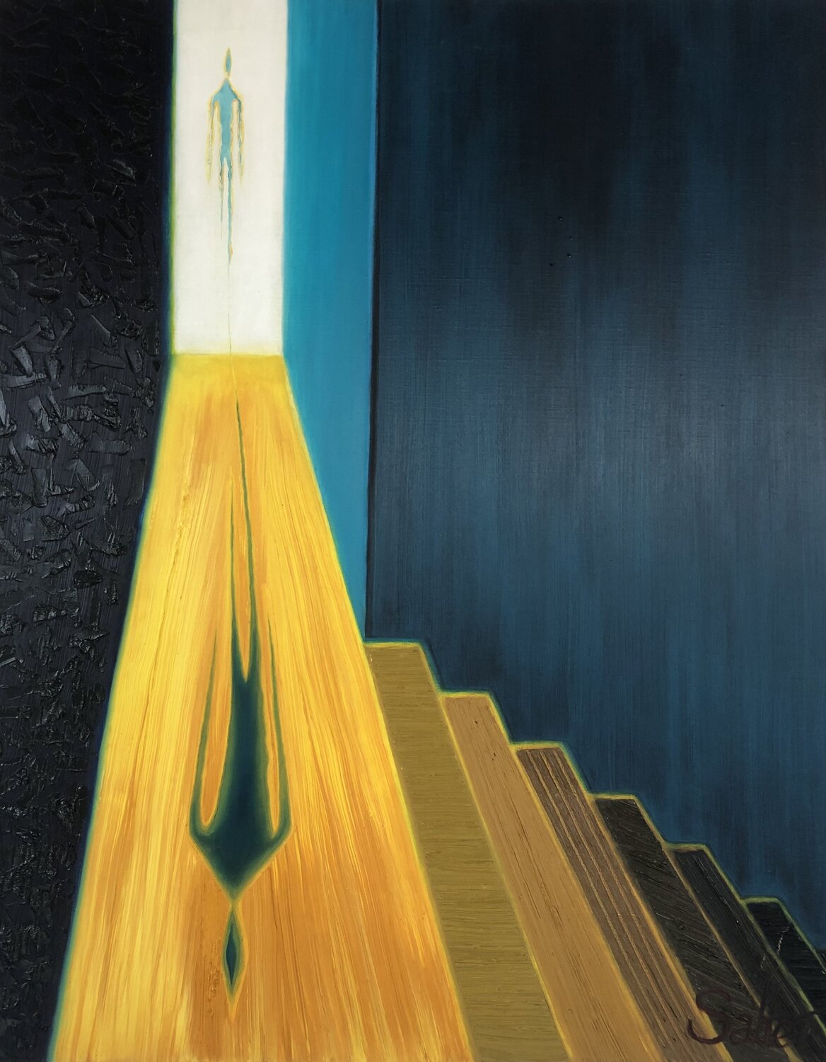 "Lumière Illusoire II" Rodney Salter Originalgemälde zu verkaufen