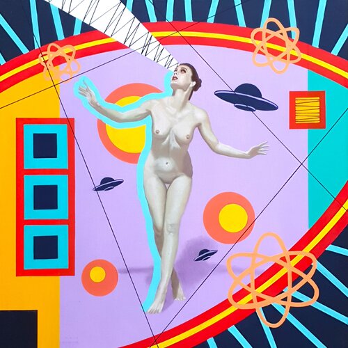Aliens by Robert Walker, Painting for Sale on Singulart