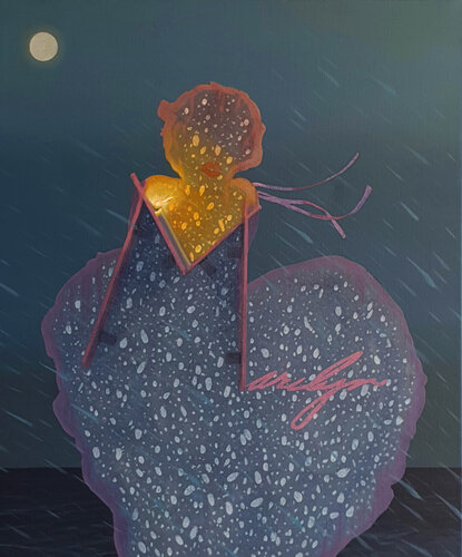 Candle In The Wind by Robert Walker, Painting for Sale on Singulart