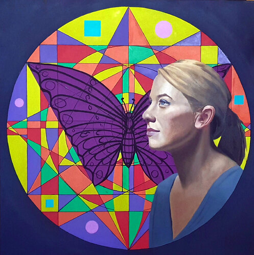 Butterfly by Robert Walker, Painting for Sale on Singulart