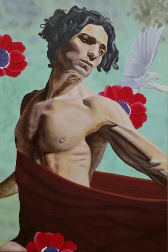 Adonis and Aphrodite by Robert Walker, Painting for Sale on Singulart