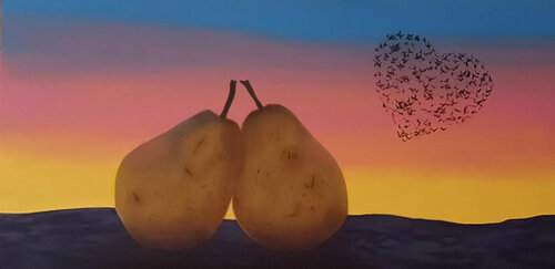 Murmurations by Robert Walker, Painting for Sale on Singulart
