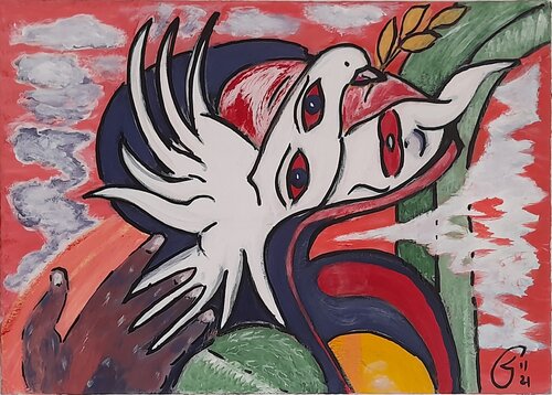 LIBERTAD von José Garcia Arrojo, Malerei kaufen auf Singulart