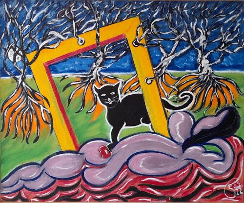 MALA GATA by José Garcia Arrojo, Painting for Sale on Singulart