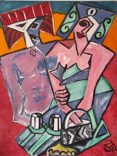 RENDEZ VOUS GALANT von José Garcia Arrojo, Malerei kaufen auf Singulart