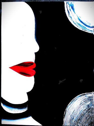 Face Of A Beauty van Narandas Tulsidas, Schilderij te koop op Singulart