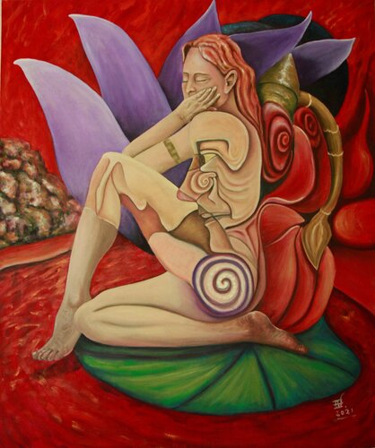 Flor de Loto by EDUARDO ROBLES, 회화 for Sale on Singulart