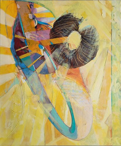 The touch of nameless. Rebirth of universe in time. di Tomasz Rut, Pittura in vendita su Singulart