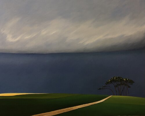 SENTIER  ( Path ) par LEONORA CARPI, Peinture en vente sur Singulart