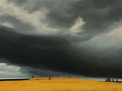 TERRE DE SOLEIL  ( Terre de Soleil ) par LEONORA CARPI, Peinture en vente sur Singulart