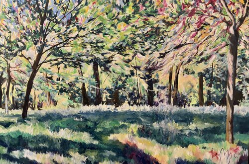 Ombres et Lumière by Marie Rose Clergeau, Painting for Sale on Singulart