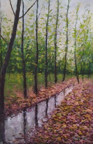 It is springing di István Kenéz, Pittura in vendita su Singulart