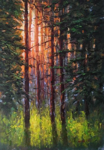 A beautiful new day par István Kenéz, Peinture en vente sur Singulart